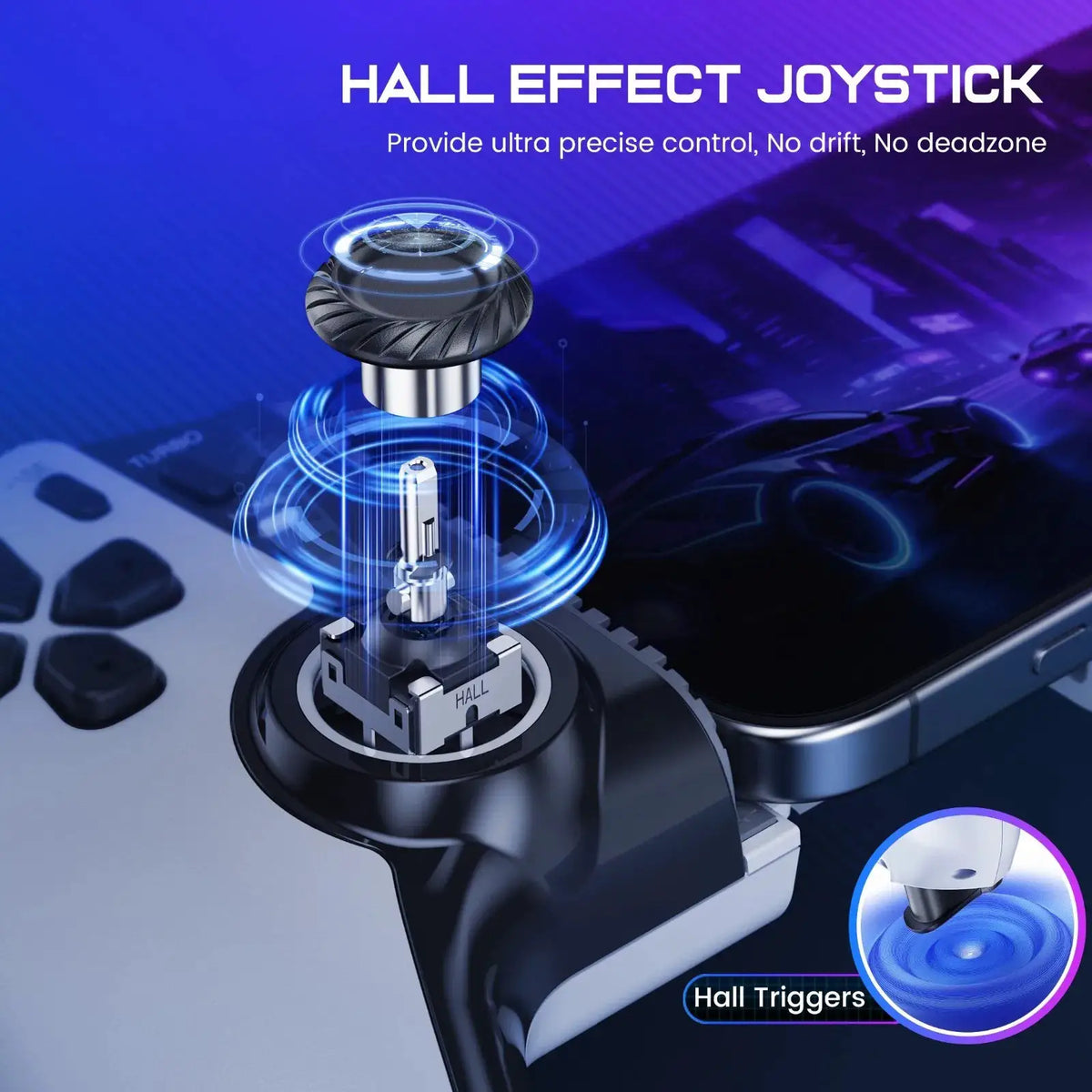 BEBONCOOL MC500/MC5000 Wireless Handheld Hall Effect Gamepad Controller For Switch 1/Switch 2/Switch OLED by InterCyprus Trading Ltd