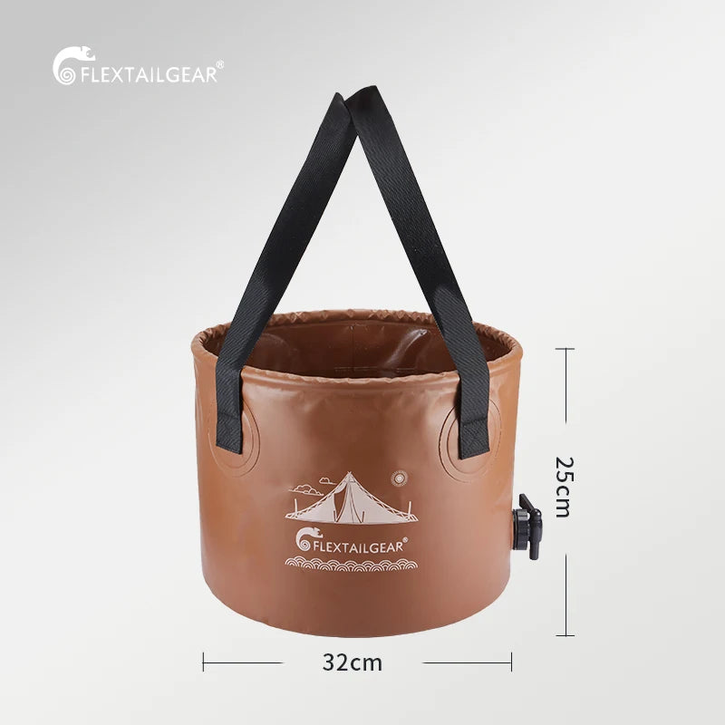 FLEXTAIL MAX SHOWER - Portable Electric Shower Pump | Outdoor Use, Car Washing, Pet Cleaning | IPX7 Waterproof 20L with Faucet