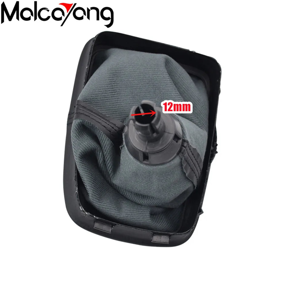 Perilla de cambio de marcha manual de 5/6 velocidades con cuero PU para SEAT Alhambra