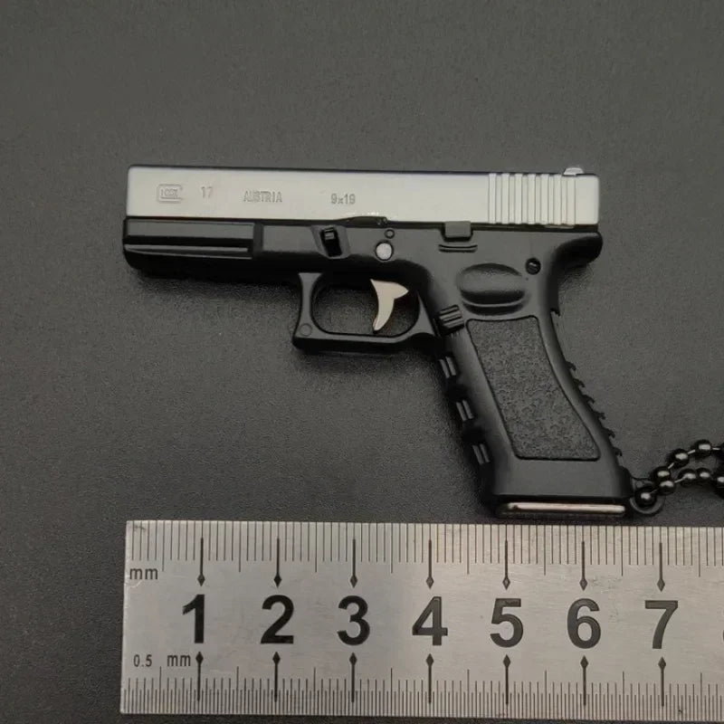 1:3 G17 Miniature Pistol Keychain