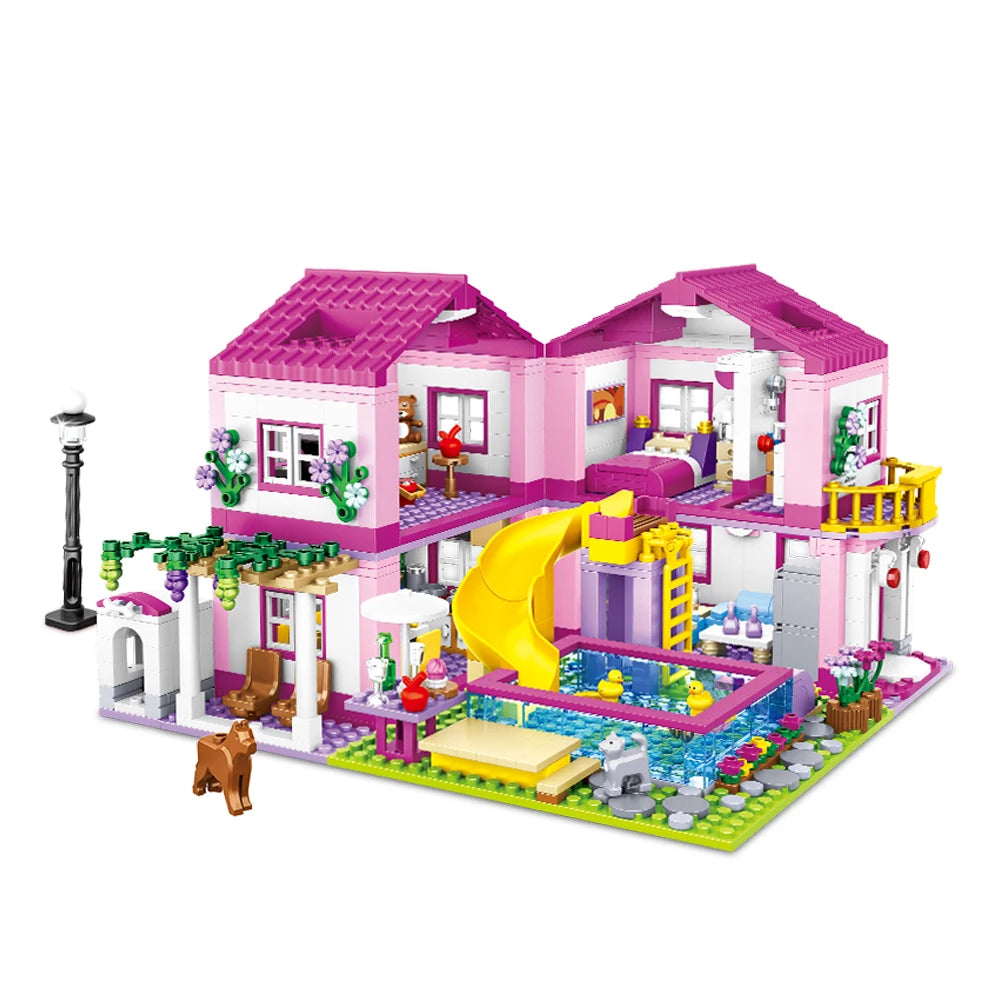 Friends City Street View House &ndash; Educational Blocks 1018pcs / no original box