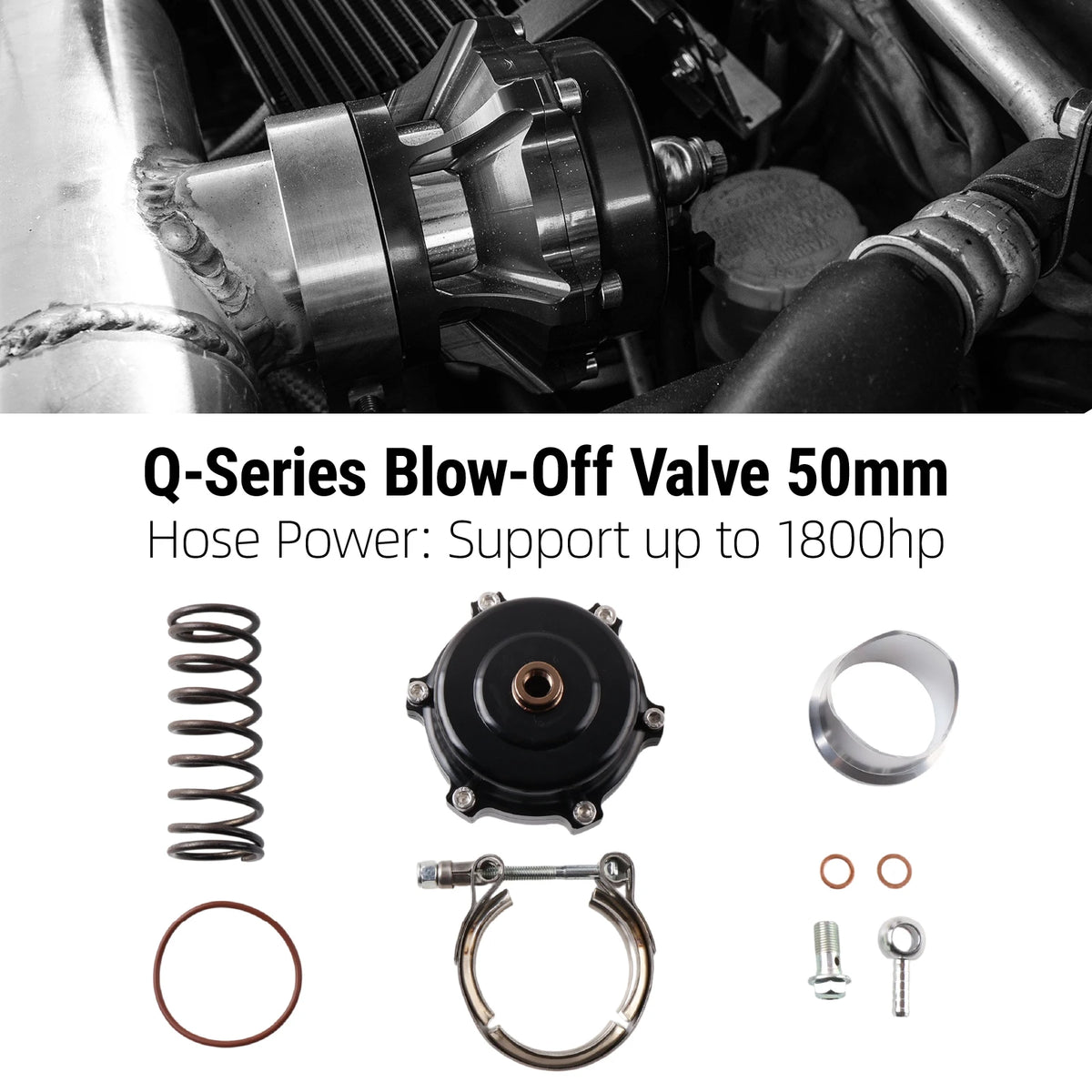 Universal 50mm Blow Off Valve With Aluminum Alloy Weld Flange by InterCyprus Trading Ltd