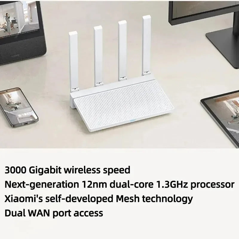 Xiaomi Router AX3000T - WiFi 6 Mesh With Wall Penetration