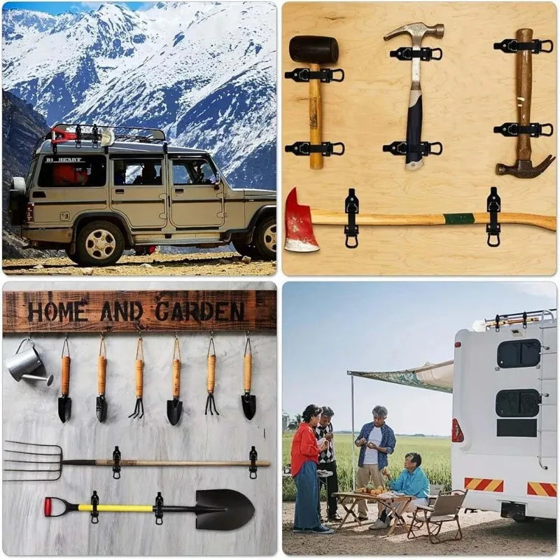 Quick Release Shovel Mounting Kit 2 Pack Roof Rack &ndash; Sturdy