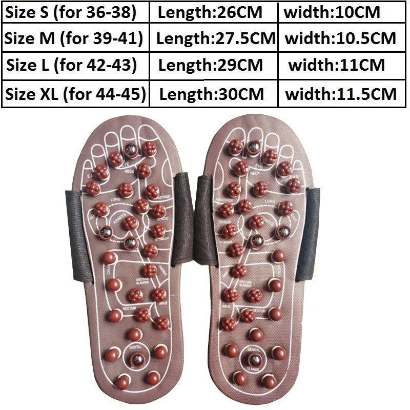 Foot Massage Acupuncture Slippers &ndash; Acupoint Activation