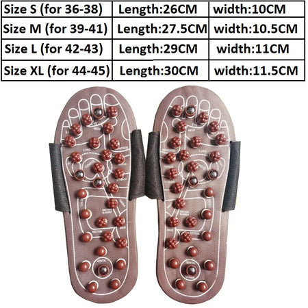 Foot Massage Acupuncture Slippers &ndash; Acupoint Activation