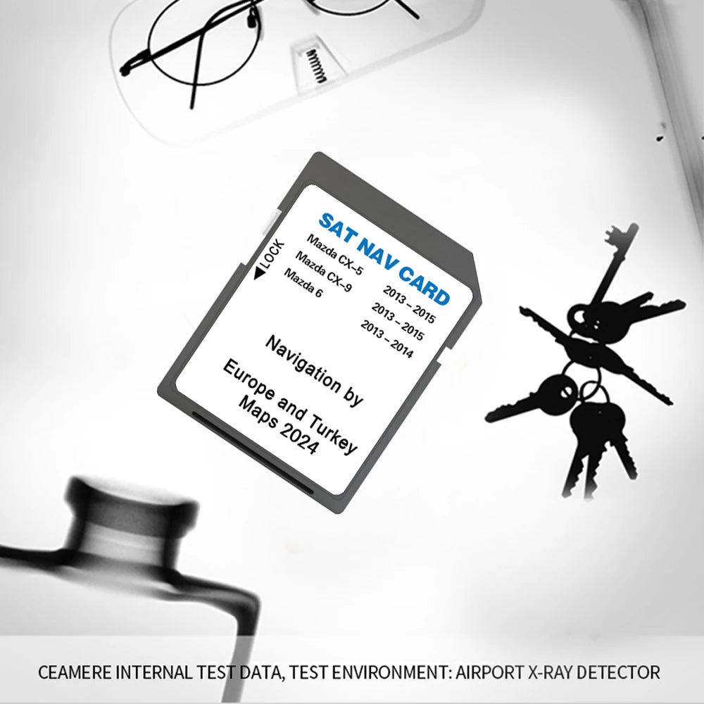 Mazda 6 CX5 CX9 Sat Nav Card &ndash; EU UK Turkey Maps Update