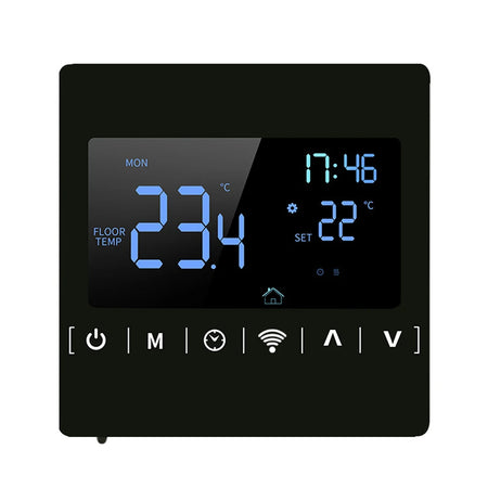 Smart WiFi Home Floor Heating Controller &ndash; LED Touch Screen Convenience Electric 16A No WiFi
