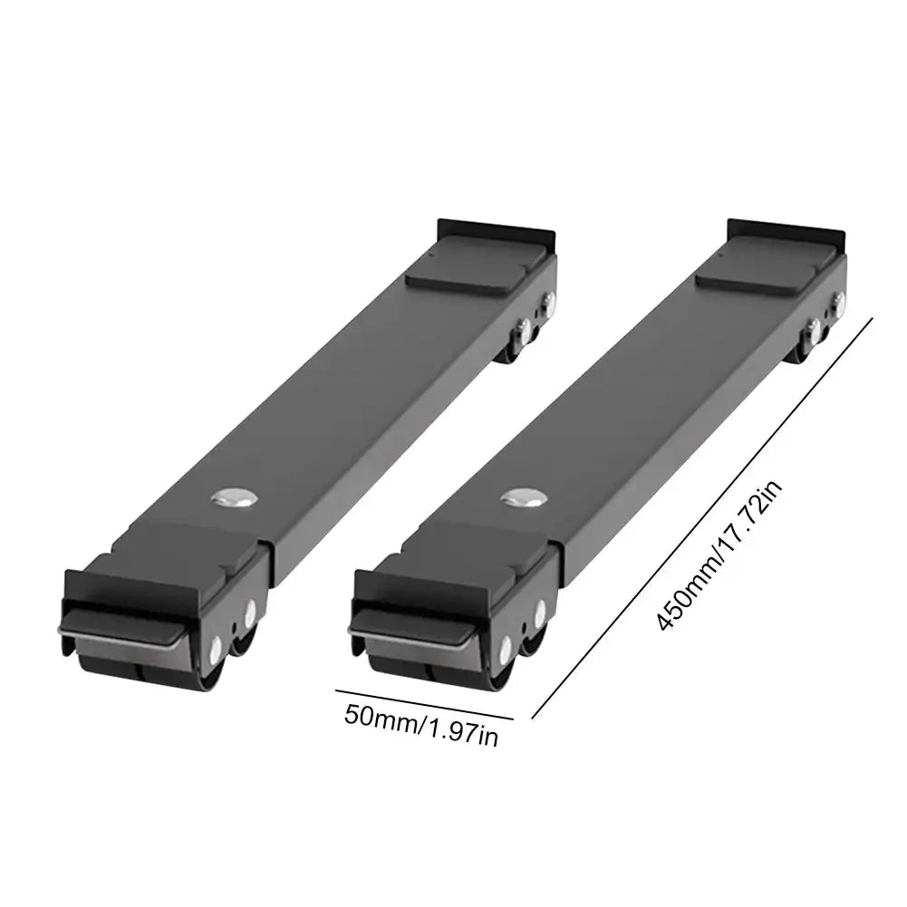 Adjustable Fridge Mobile Roller Brackets Base Anti Slip