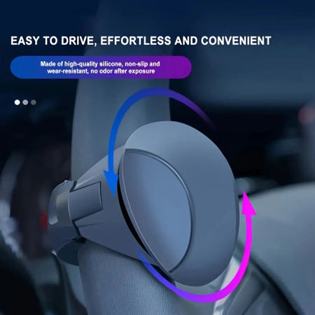 Silicone Steering Wheel Push Ball With 360 Rotation One-Hand Assist by InterCyprus Trading Ltd