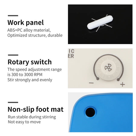 3L 3000RPM Mini Magnetic Stirrer &ndash; AC100-240V EU Plug