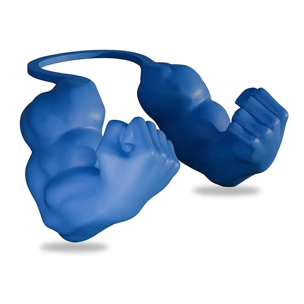 3D Printed Cat Muscle Arm Cosplay Prop for Halloween Blue