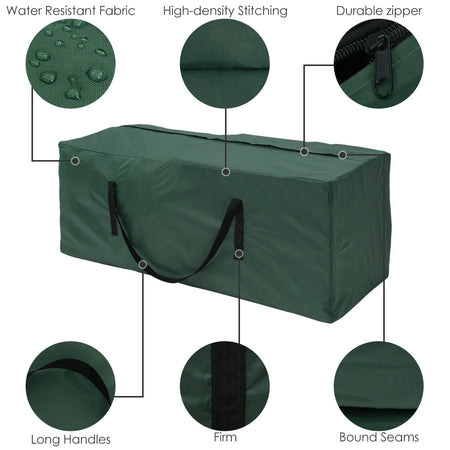 Large Capacity Waterproof Cushion Storage Bag - Outdoor Furniture Protection Cover