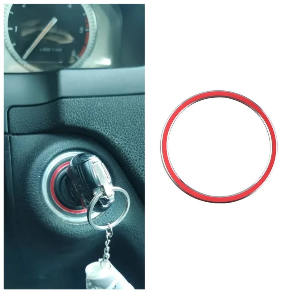 Kroužek krytu spínače zapalování z hliníkové slitiny pro Mercedes-Benz CLA