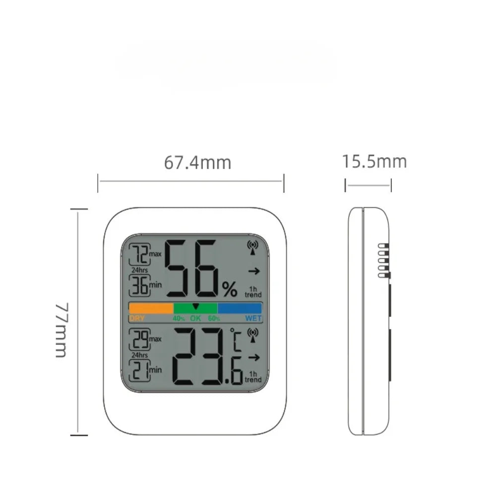 NOKLEAD F33 Mini LCD Hygrometer &ndash; Compact Easy Readings