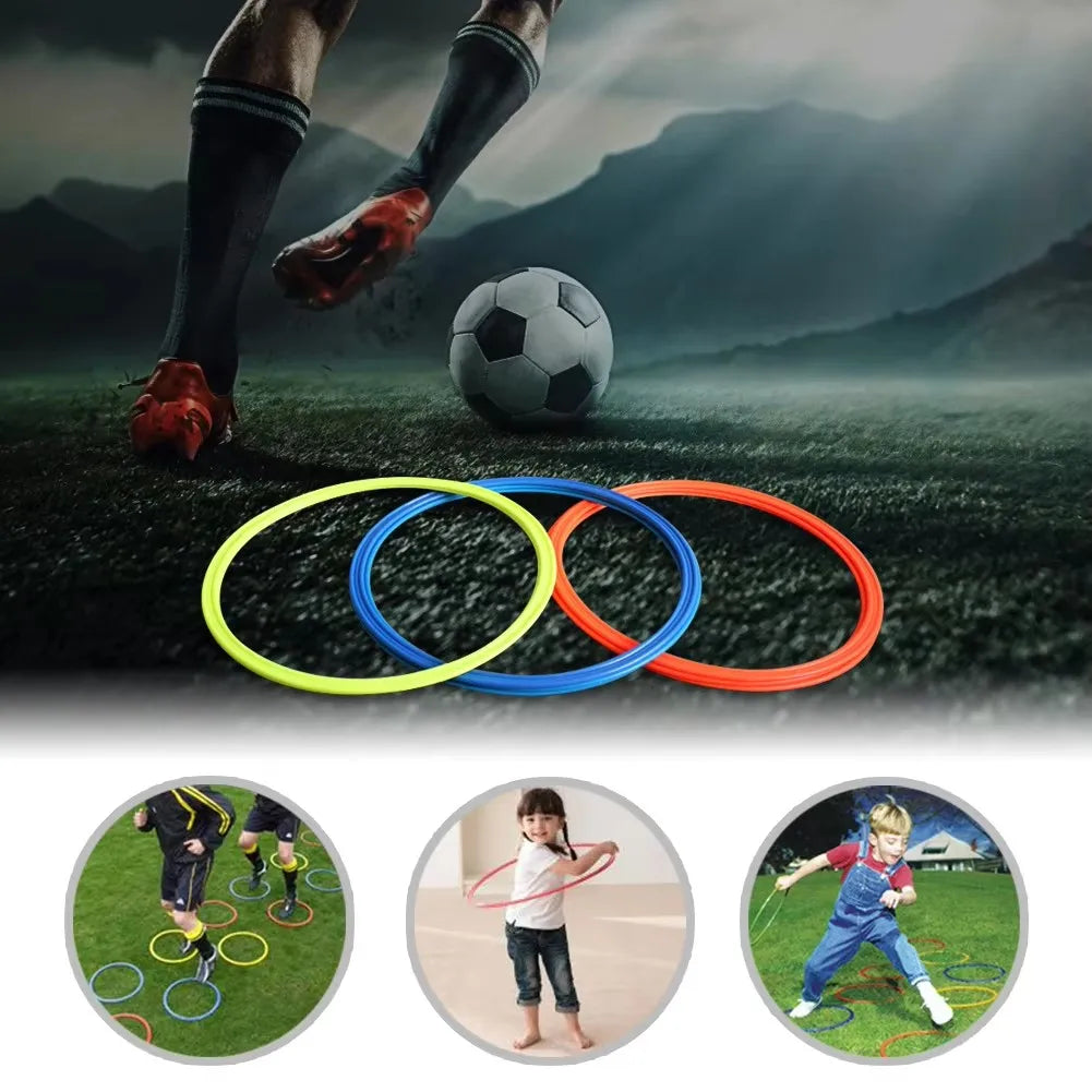 Durable Agility Training Rings - Set of 5 for Speed and Skill Development