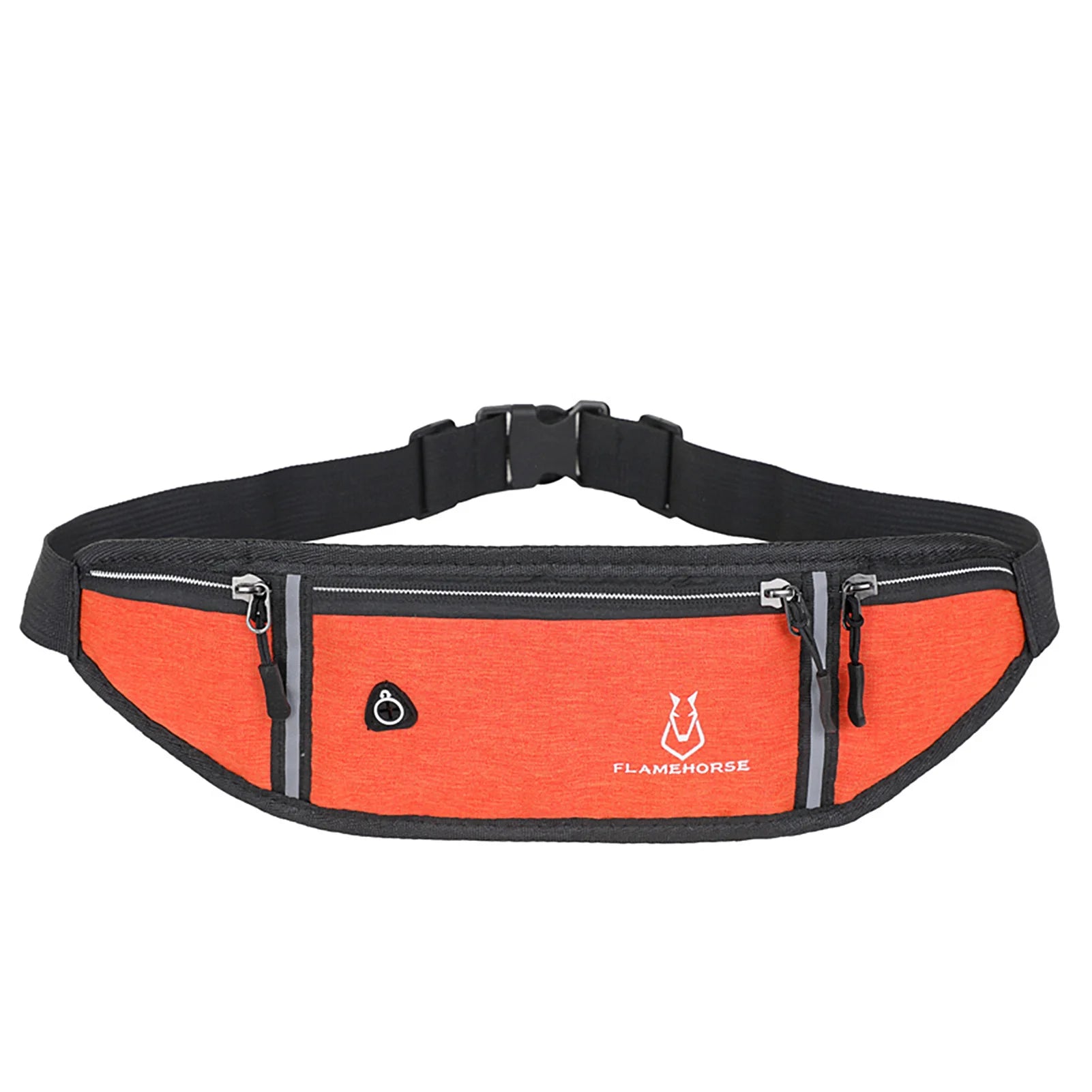 Sports Waist Bag For Men Women &ndash; Waterproof Running Pouch Orange