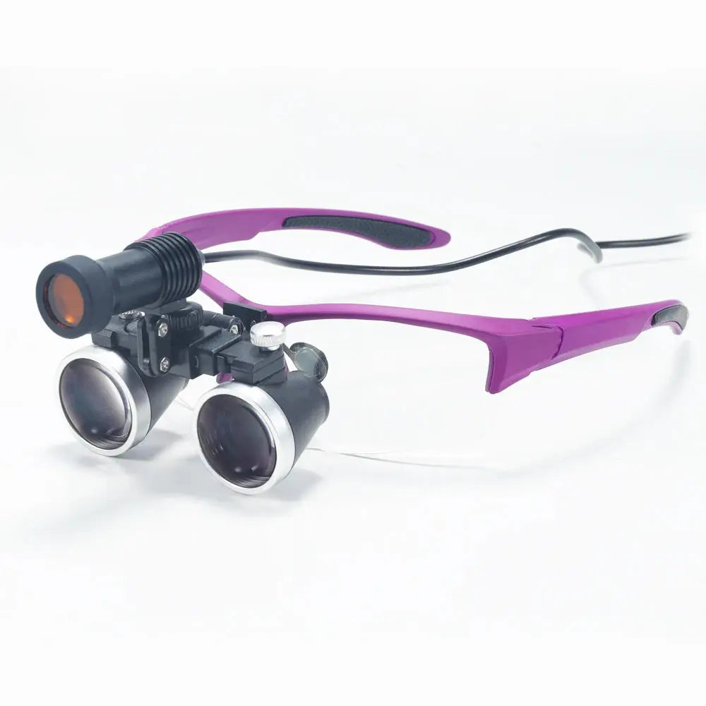 Dental Loupes 2.5/3.5X Magnifier Lab Medical Magnification Binocular Magnifier Headlight Headlamp 5W Seperately Cloth Packaging by InterCyprus Trading Ltd