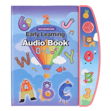 Audio Book &ndash; Interactive Alphabet And Drum Sounds Learning light red