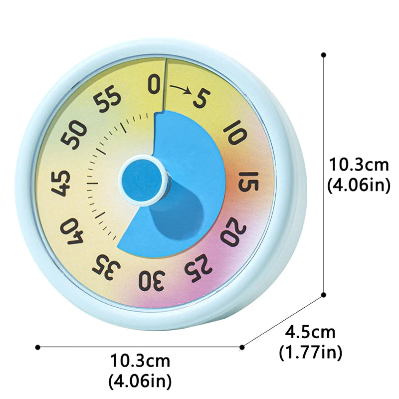 Classroom Visual Timer for Kids | Educational Countdown Tool | Silent 60-Minute Desk Timer BZS00644 B