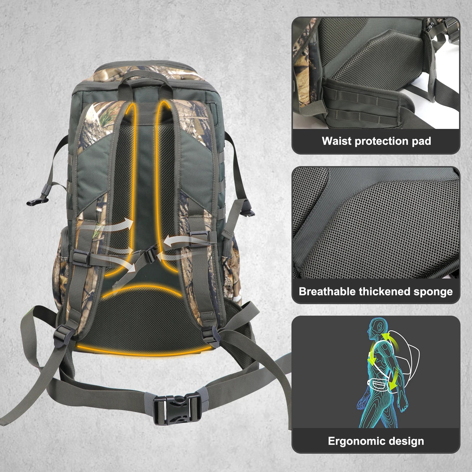 Hunting Waterproof Camo Backpack &ndash; Waterproof And Durable
