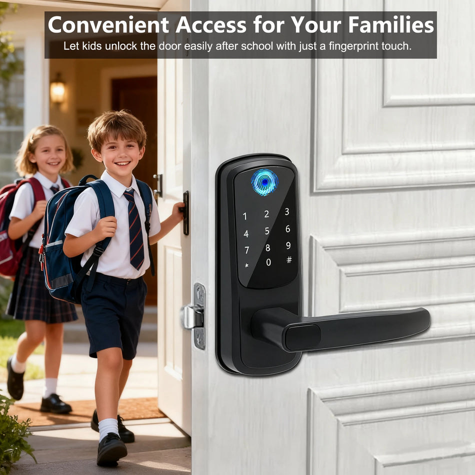 WiFi Smart Door Lock With Biometric Fingerprint And App Control