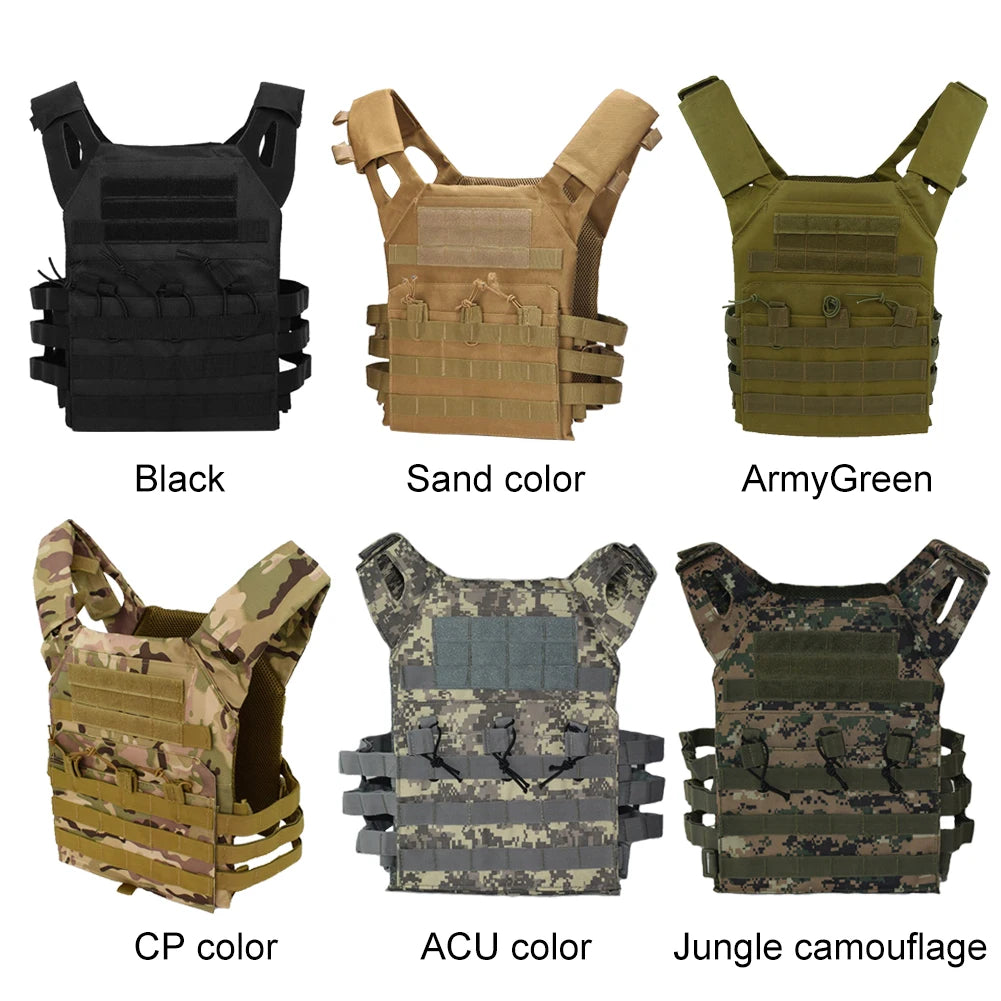 JPC Molle Plate Carrier &ndash; Lightweight Water Repellent Vest