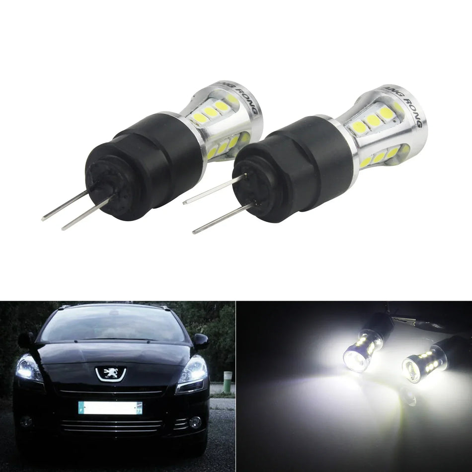 Peugeot 3008 5008 C5 için 18 SMD Beyaz LED Yan Işık Ampulleri