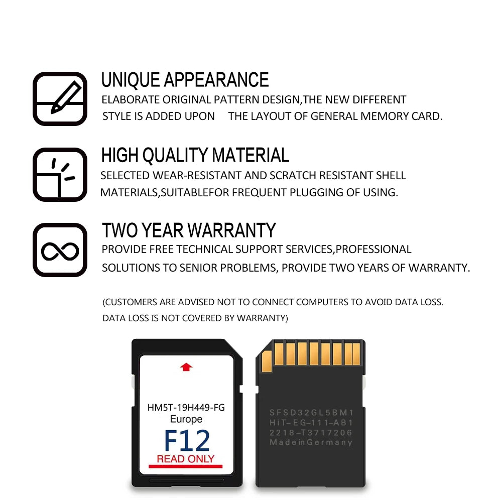 F12 Europa 2024 HM5T-19H449-FG &ndash; High Speed Read and Write