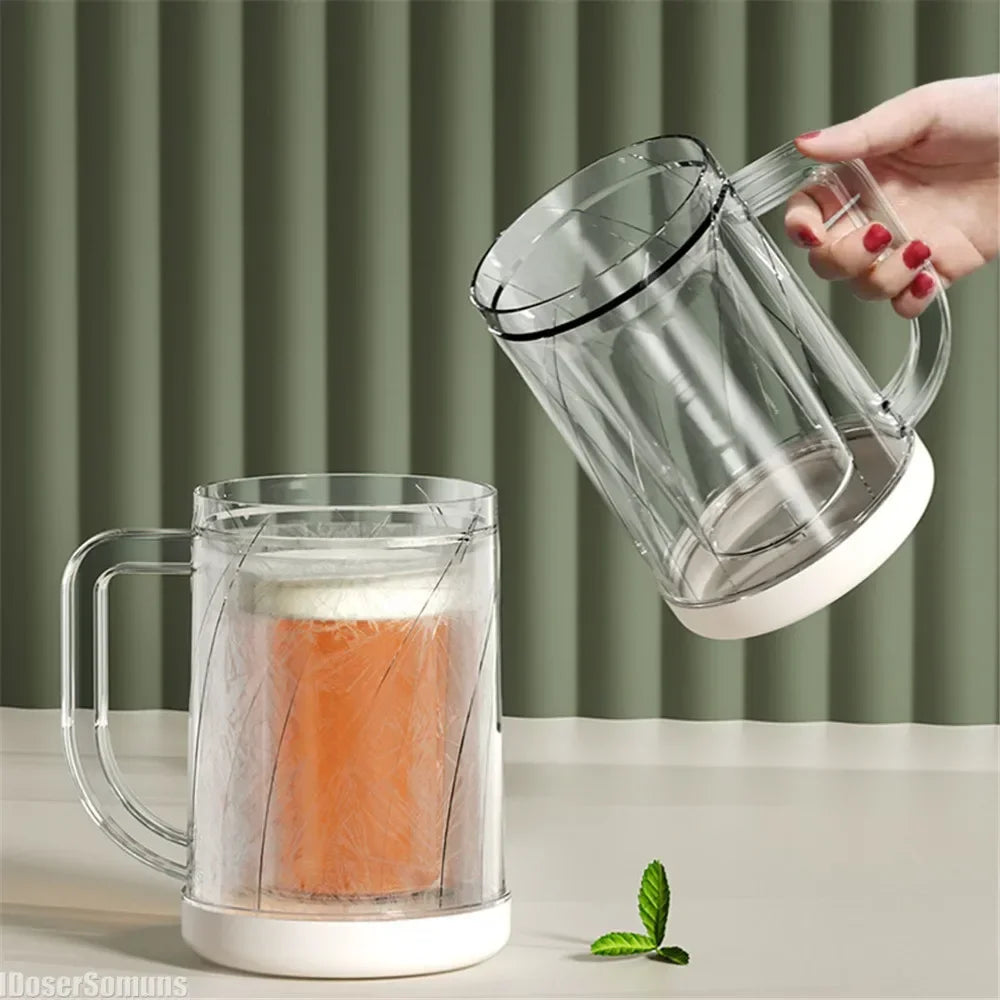 Double-Layer Freezing Beer Mug &ndash; Keeps Drinks Ice Cold