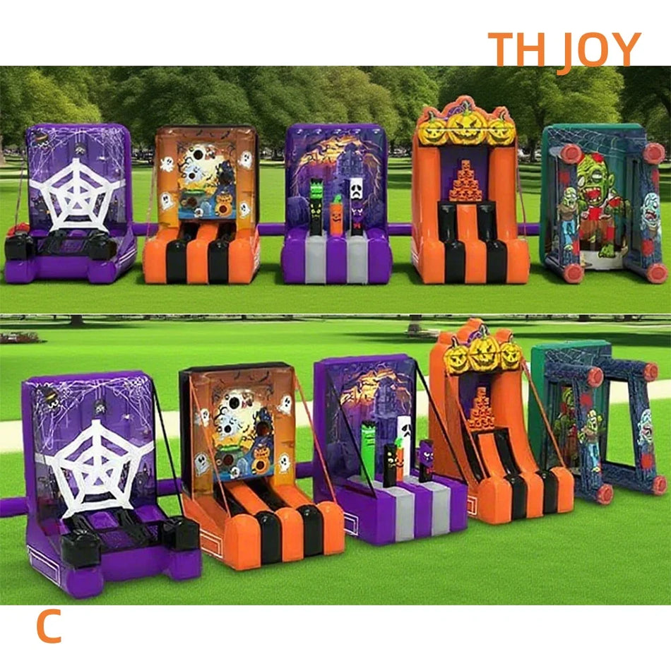 Πέντε σε Ένα Φουσκωτός Δακτύλιος Ρίψης και Ρίψη Ξίφους Καρναβάλι