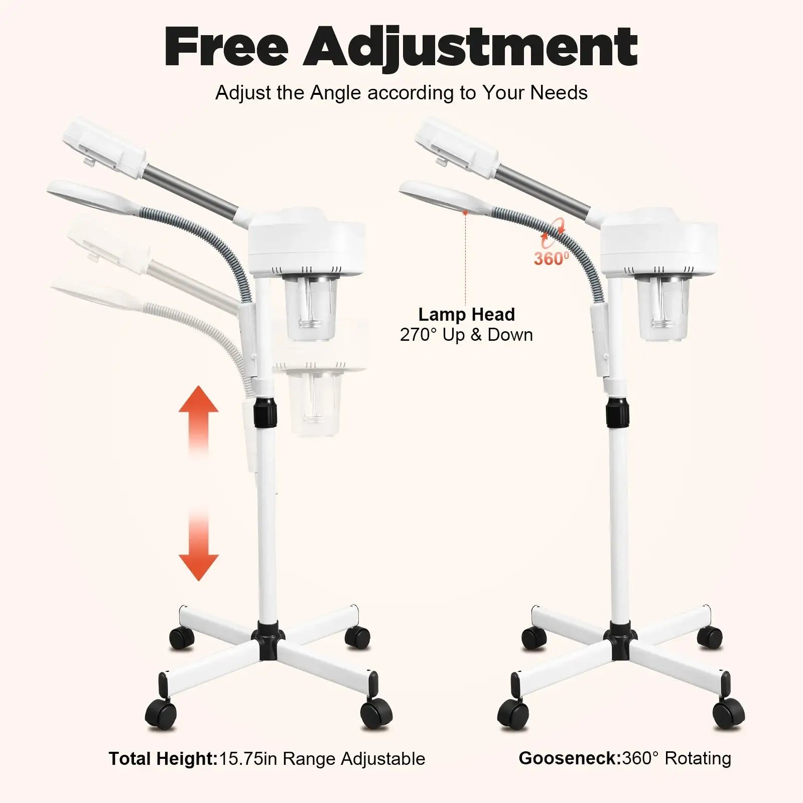 Professional 2 In 1 Facial Steamer &ndash; Deep Clean With Ozone