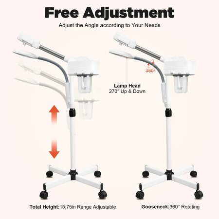 Professional 2 In 1 Facial Steamer &ndash; Deep Clean With Ozone