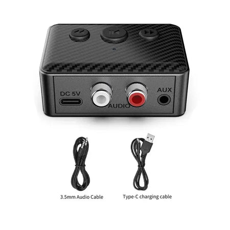 Bluetooth 5.4 Audio Receiver RCA 3.5mm AUX USB Wireless Adapter With MIC Support U-Disk Play For Car Kit Speaker Amplifier by InterCyprus Trading Ltd