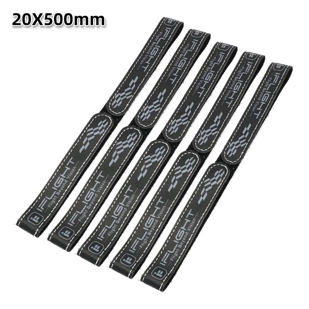 5pcs IFlight 20mm 15mm Width 500mm 400mm 300mm 250mm 200mm Length Microfiber Battery Strap Non-slip Belt for FPV by InterCyprus Trading Ltd