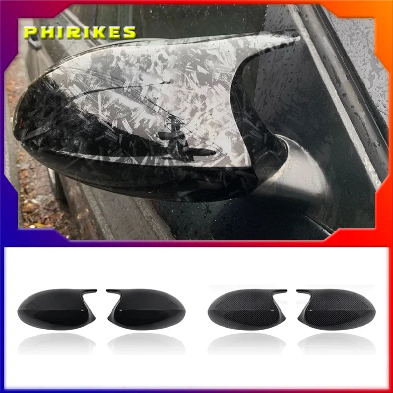 BMW Galinio Vaizdo Veidrodžio Dangtelis ABS Anglies Pluošto Stiliaus Apdailos Pora