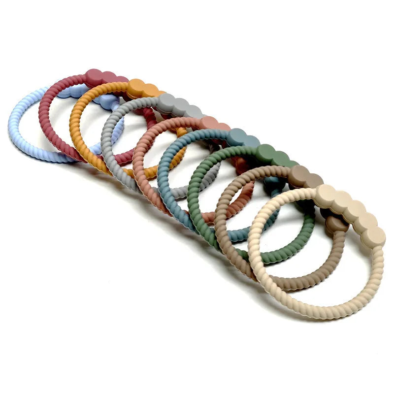 Silicone Animal Teether Set &ndash; Safe and Soothing Designs for Babies Colorful9pcs