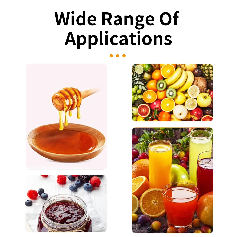 Aicevoos Digital Refractometer Brix Meter - Accurate Sugar Content Measurement for Beverages &amp; More