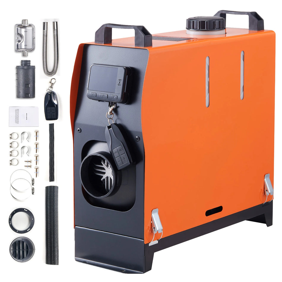 5 8KW Diesel Car Heater 12V LCD Switch Silencer