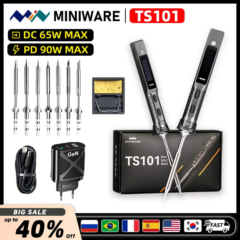 Mini Original TS101 Soldering Iron &ndash; Adjustable Temperature