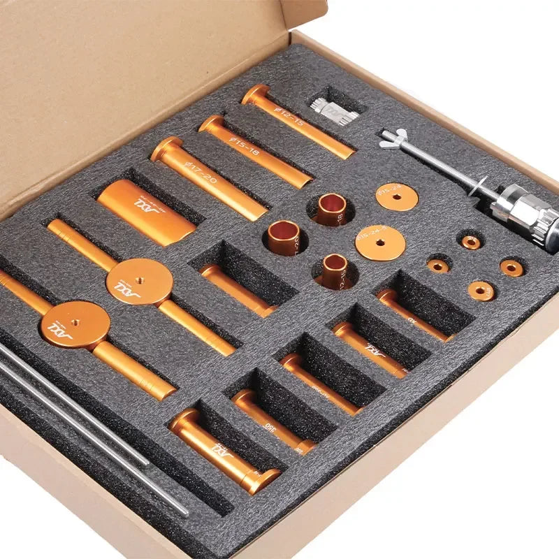 Unealtă pentru instalarea și îndepărtarea rulmenților butucului bicicletei pentru MTB și biciclete de șosea, compatibilă cu XD DT350 NOVATEC