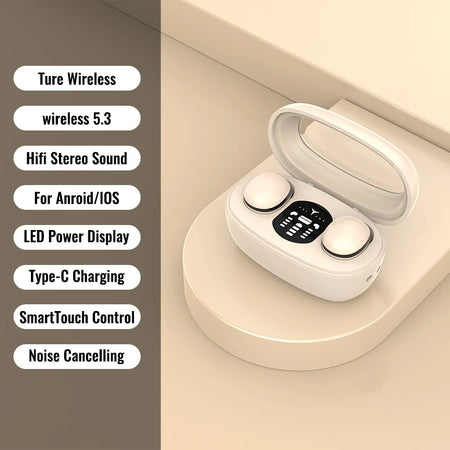 Mini Sleep Invisible Earbuds &ndash; Active Noise Cancellation Khaki