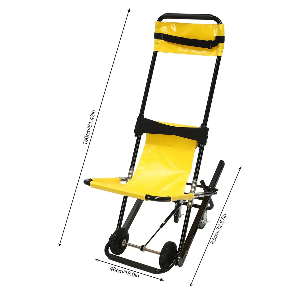 Folding Stair Chair &ndash; Lightweight Aluminum Transfer Chair