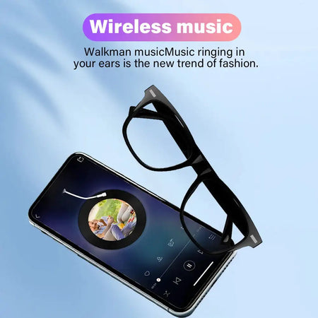 LAXASFIT Smart Anti Blue Light Sunglasses Bluetooth Camera