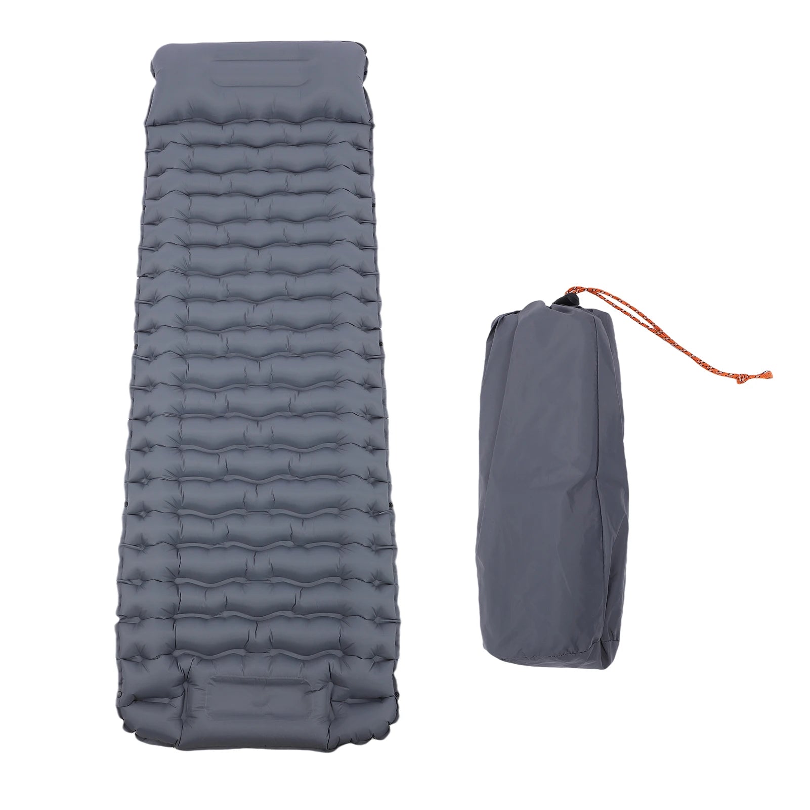 Camping Sleeping Pad with Pillow &ndash; Built-In Foot Pump 02