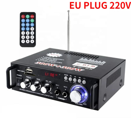 LEEDOAR 300W Digital HIFI Stereo Power Amplifier - Dual Channel Audio Experience EU PLUG 220V