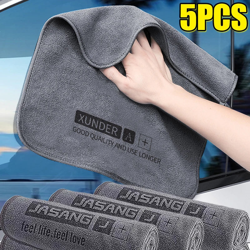 High-Absorption Microfiber Car Washing Towel - Eco-Friendly Detailing Cloth