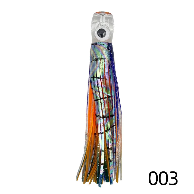 Premium Trolling Skirt Lures for Marlin, Tuna &amp; More - 16cm/25cm 003-25cm