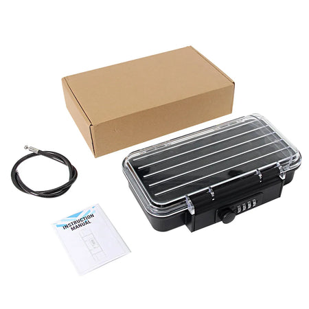 Transparent Waterproof Password Box &ndash; Removable Cable
