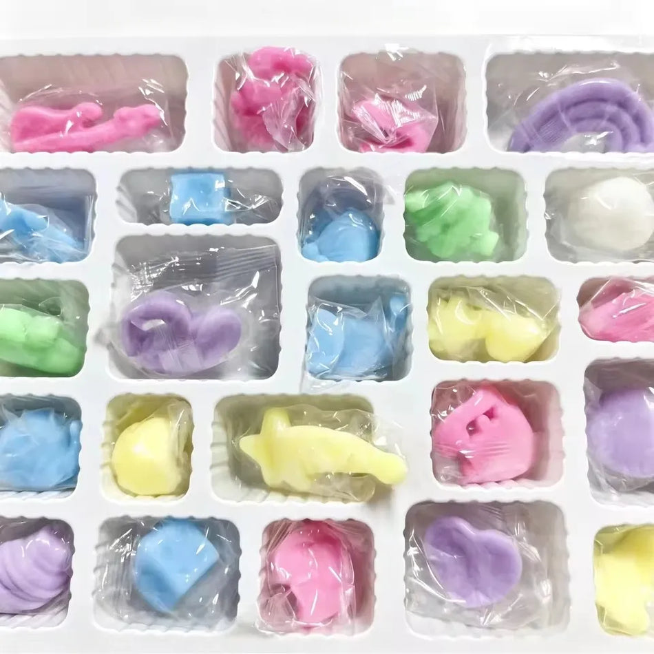 Christmas Treasure Hunt Countdown Calendar, New Year Blind Box Plastic Toy Gift